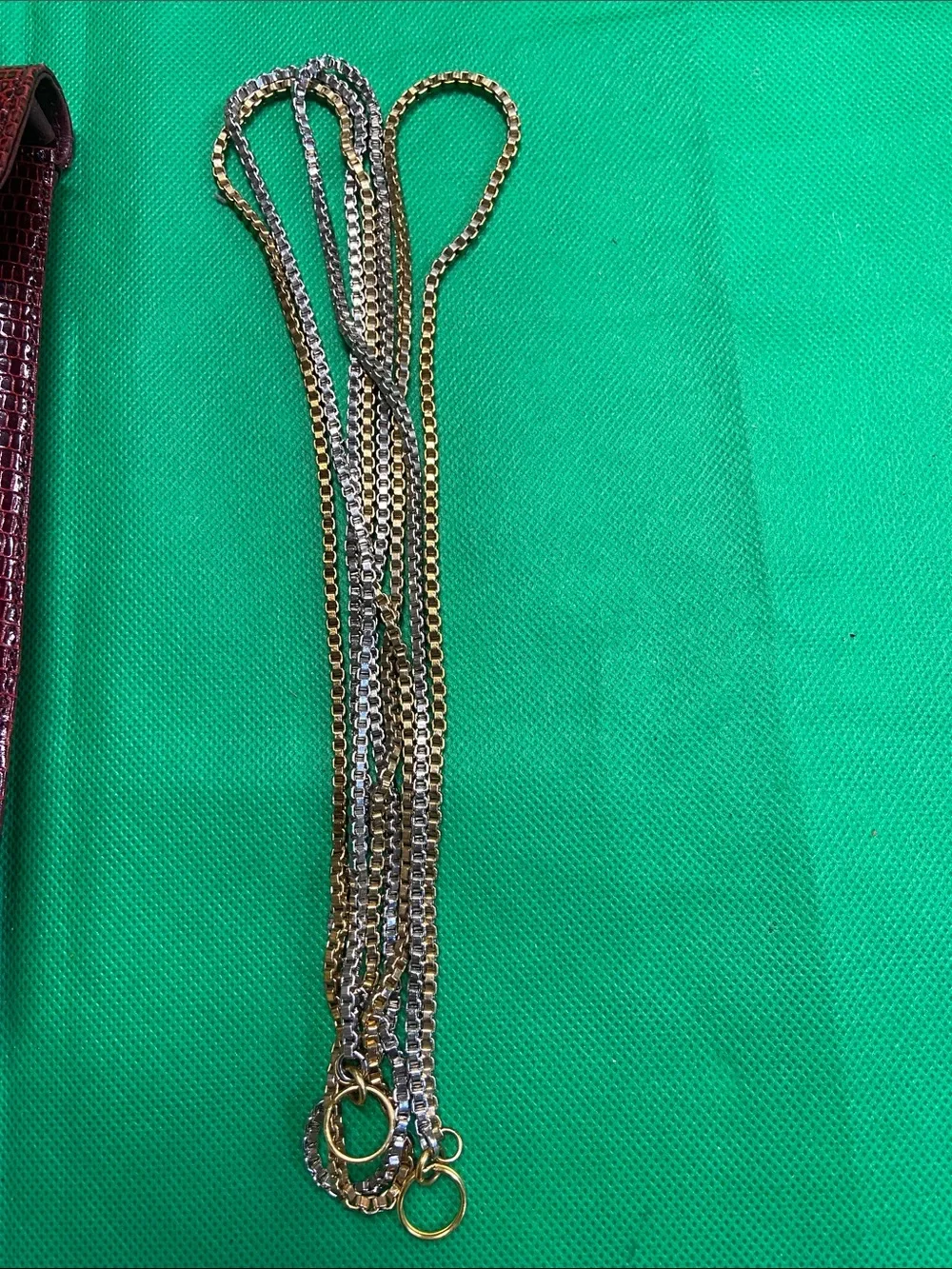 Vintage Madler Burgundy Snakeskin Bag